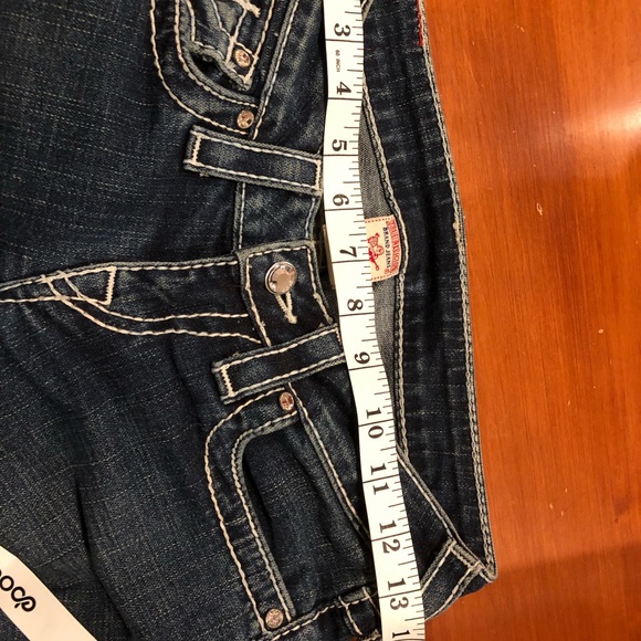 TRUE RELIGION Disco Ball low rise boot cut jeans. - Picture 7 of 11